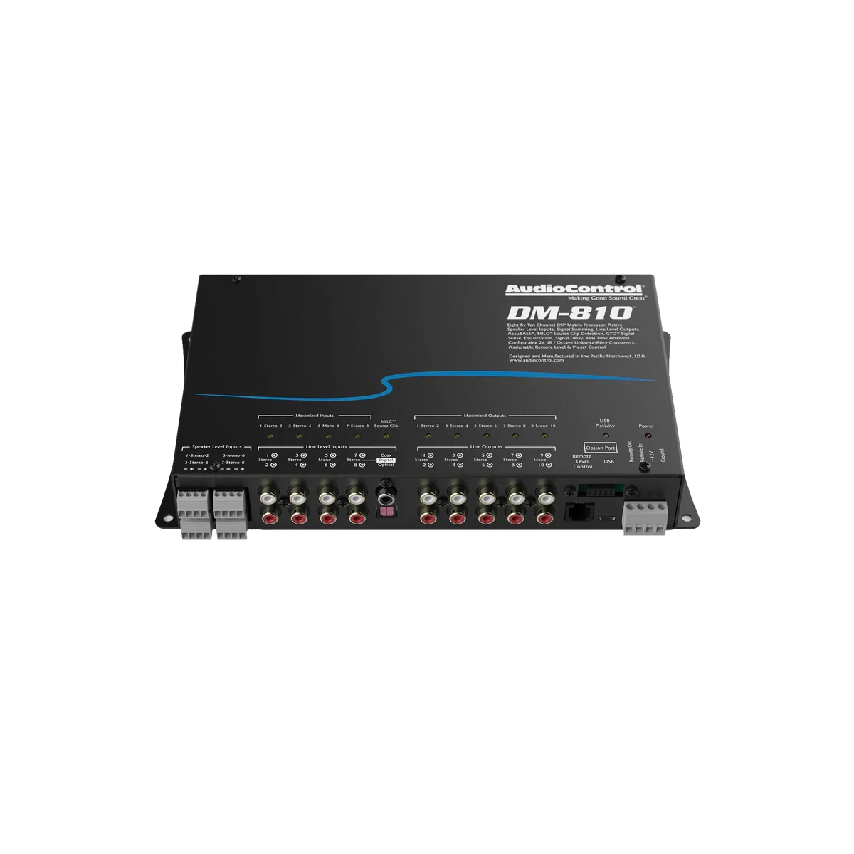 AudioControl DM-810 | 8x10 Channel DSP Matrix Processor AudioControl