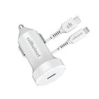 20-Watt Power Delivery Car 3 ft Charger + USB-C Cable with Lightning Connector TekShack