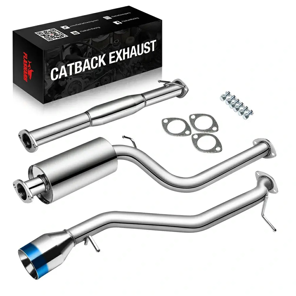 2000-2004 Ford Focus ZX3 ZX5 2.0L 2.3L Catback Exhaust System w/ 4.5 Inches Burnt Tip
