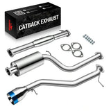 2000-2004 Ford Focus ZX3 ZX5 2.0L 2.3L Catback Exhaust System w/ 4.5 Inches Burnt Tip