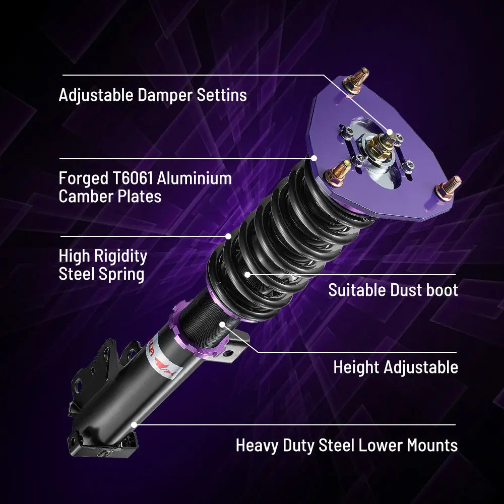 2000-2005 Mitsubishi Eclipse Coilover Shock Absorbers Struts 4PCS