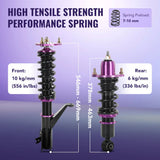 2000-2006 Honda Civic VII Coilovers for EM2 ES ET Saloon – 4PCS