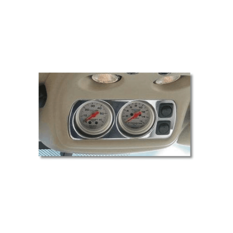 2001-2004 Duramax LB7 SoCal Billet Overhead Gauge Mount Polished w/ Switches (GMC1000s)
