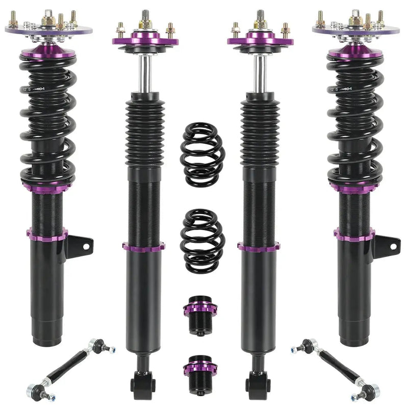 BMW 3-Series E46 Coilovers for 1998-2005 318i/323i/325i/325xi/325Ci/328i/328Ci/330i/330xi - 4PCS Flashark