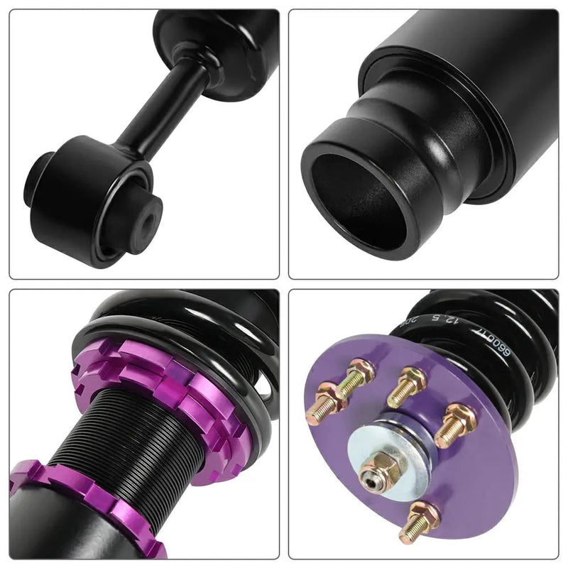 BMW 3-Series E46 Coilovers for 1998-2005 318i/323i/325i/325xi/325Ci/328i/328Ci/330i/330xi - 4PCS Flashark