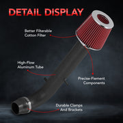 1996-2000 Honda Civic CX DX LX Aluminum High-flow Cold Air Intake Kit Flashark