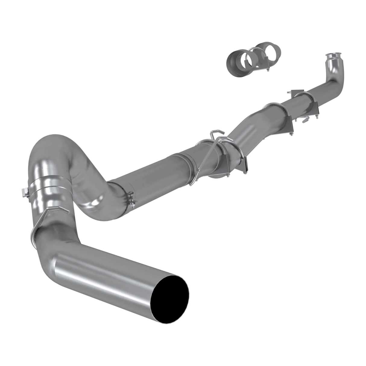 2001-2007 Duramax LB7/LLY/LBZ Aluminized 5" Down Pipe Back Exhaust (S60200PLM)