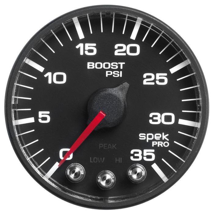 2001-2007 Duramax LB7/LLY/LBZ Spek-Pro Black on Black Antiglare Triple Pillar Gauge Kit (P73021)
