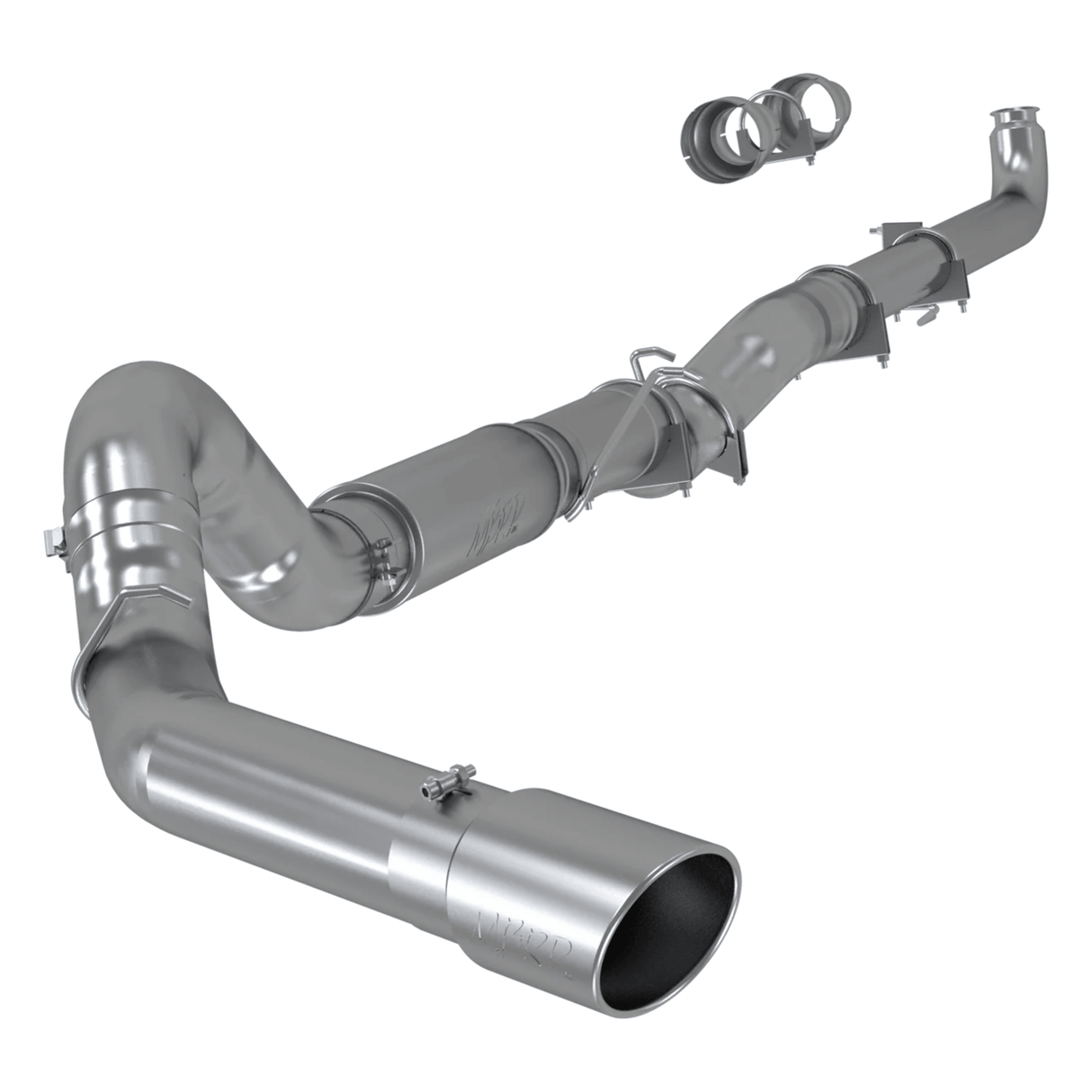 2001-2007 Duramax LB7/LLY/LBZ Stainless Steel 5" Cat-Back Exhaust (S60200409)