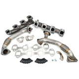 2001-2024 Duramax PPE High-Flow Exhaust Manifold & Up-Pipe Kit (116111035)