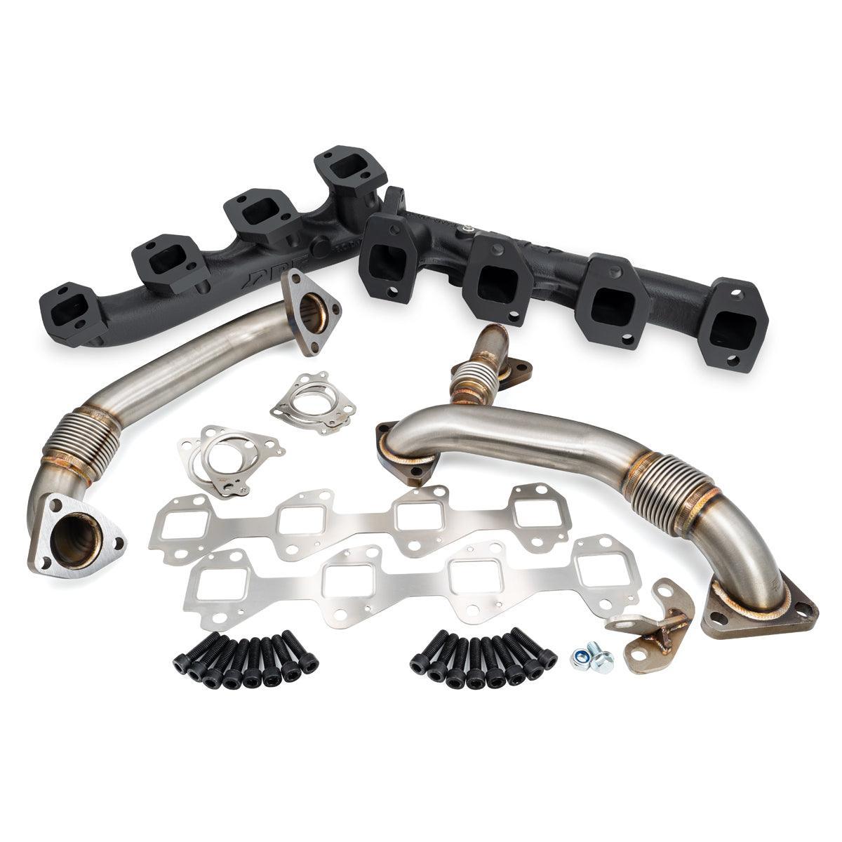 2001-2024 Duramax PPE High-Flow Exhaust Manifold & Up-Pipe Kit (116111035)