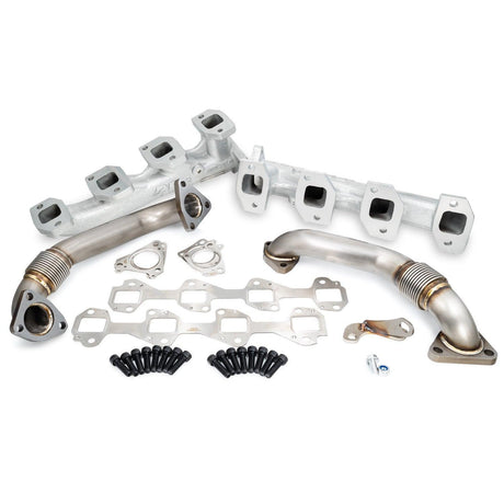 2001-2024 Duramax PPE High-Flow Exhaust Manifold & Up-Pipe Kit (116111035)