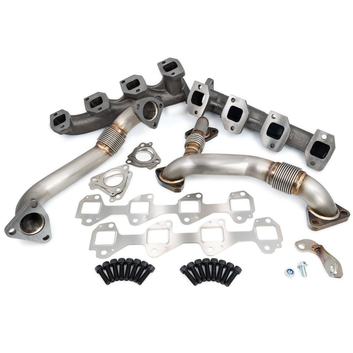 2001-2024 Duramax PPE High-Flow Exhaust Manifold & Up-Pipe Kit (116111035)