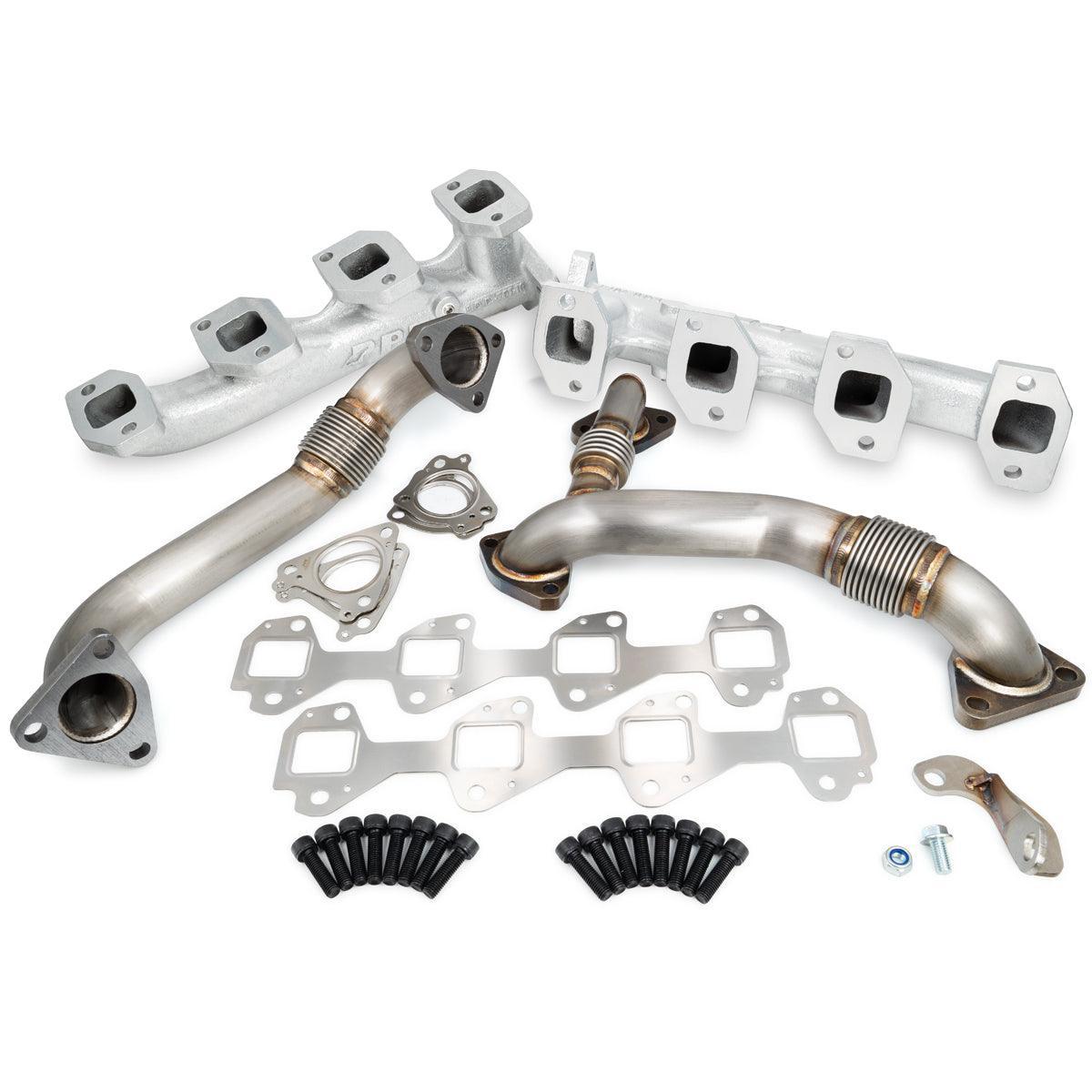 2001-2024 Duramax PPE High-Flow Exhaust Manifold & Up-Pipe Kit (116111035)