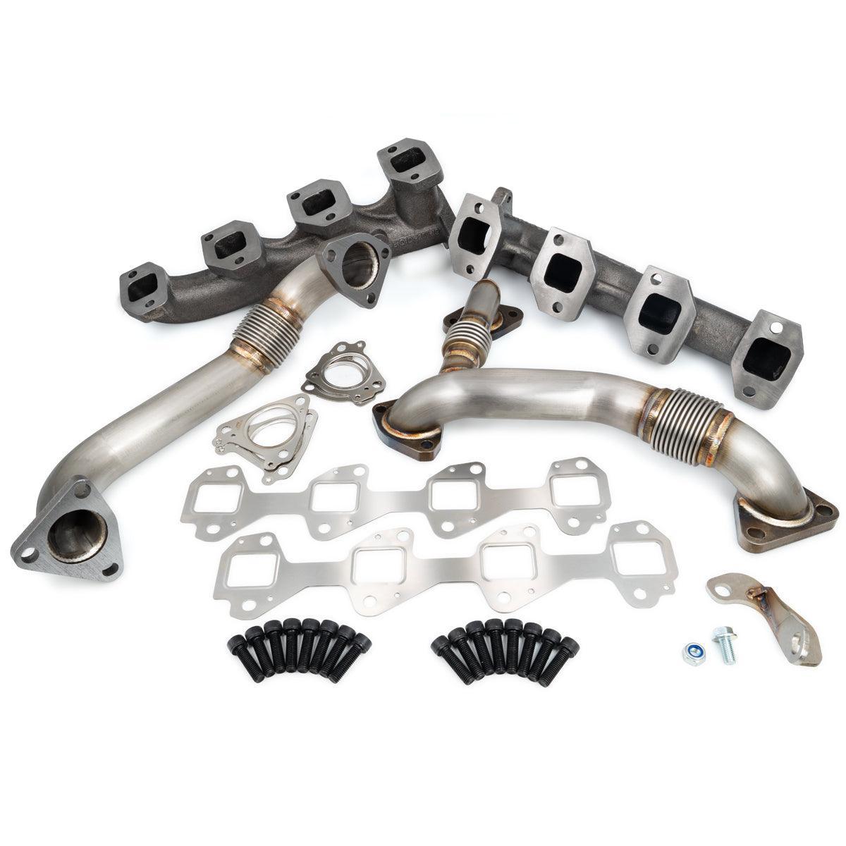 2001-2024 Duramax PPE High-Flow Exhaust Manifold & Up-Pipe Kit (116111035)