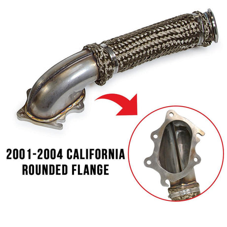 2001-2024 Duramax PPE 3" 304 Stainless Steel Down Pipe (117000X00)