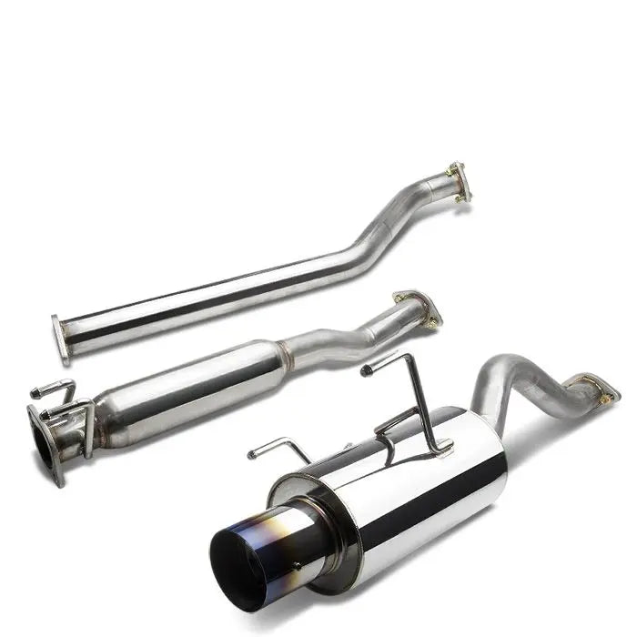 2002-2006 Honda Acura RSX DC5 Type-S 4-inch Burnt Muffler Tip K20 Catback Exhaust System 2.0L