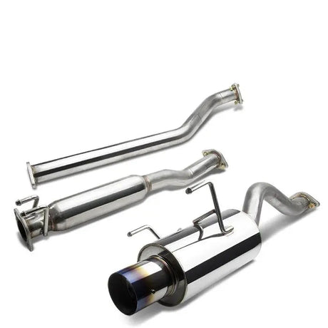 2002-2006 Honda Acura RSX DC5 Type-S 4-inch Burnt Muffler Tip K20 Catback Exhaust System 2.0L