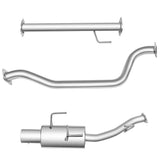 2002-2006 Nissan Sentra SE-R Spec V 2.5L B15 QR25DE I4 Catback Exhaust w/ 4 Inches Muffler Tip Flashark