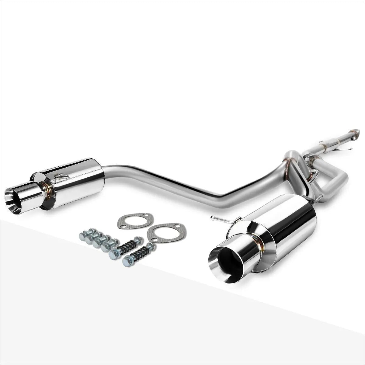 2003-2006 Hyundai Tiburon 2.7L V6 GT/SE Catback Exhaust System w/ 4 Inches Rolled Muffler Tip