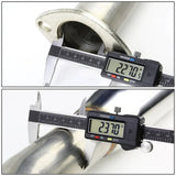 2003-2006 Hyundai Tiburon 2.7L V6 GT/SE Catback Exhaust System w/ 4 Inches Rolled Muffler Tip