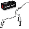 2003-2006 Hyundai Tiburon 2.7L V6 GT/SE Catback Exhaust System w/ 4 Inches Rolled Muffler Tip Flashark