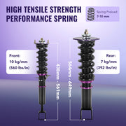 2003-2008 Nissan Fairlady 350Z Z33 Coilover Shock Absorbers Struts 4PCS Flashark