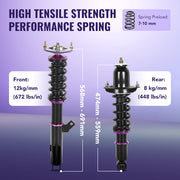 Coilovers For 2003-2008 Toyota Corolla (E120/E130) & Matrix (E130) 4PCS Flashark