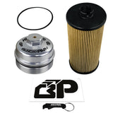 2003-2010 Ford F250 Super Duty Diesel Black Oil Filter Cap + BOSCH Filter