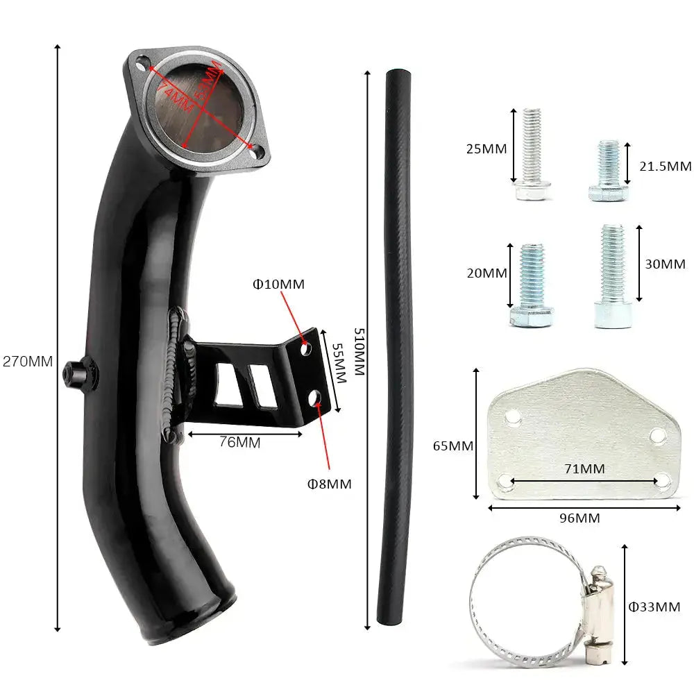 For 2004-2005 6.6L Chevy GMC Silverado LLY Duramax Diesel EGR Delete Kit (Upgraded) Flashark