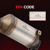 Direct-Fit Catalytic Converter for 2004-2006 Toyota Sienna 3.3L FWD - EPA Compliant
