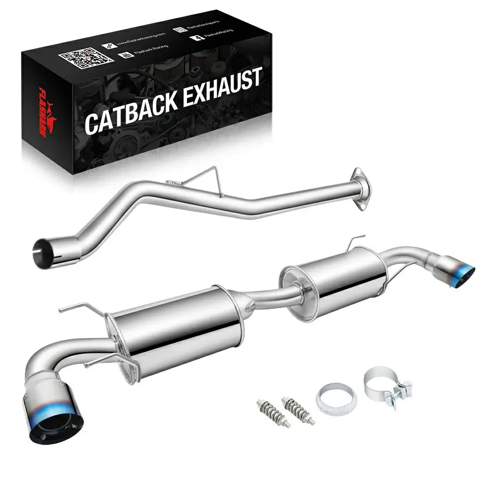 2004-2008 Mazda RX-8 1.3L Catback Exhaust System w/ Dual Burnt Tip