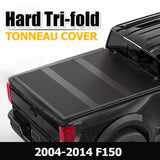 Trucktok 2004-2014 Ford F150 6.5FT Hard Tri-Fold Tonneau Cover Truck Bed Pickup TruckTok