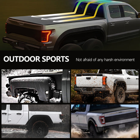 Trucktok 2004-2014 Ford F150 6.5FT Hard Tri-Fold Tonneau Cover Truck Bed Pickup TruckTok