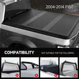 Trucktok 2004-2014 Ford F150 6.5FT Hard Tri-Fold Tonneau Cover Truck Bed Pickup TruckTok