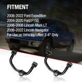2004-2022 Ford F150 / Lincoln Mark LT/Navigator Lifted Front Upper Control Arms 2 Inch-4 Inch