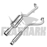 2005-2007 Chevy Cobalt & Pontiac G5 2.2L DOHC Stainless Steel Catback Exhaust System w/ 3.5-inch Muffler Rolled Tip Flashark