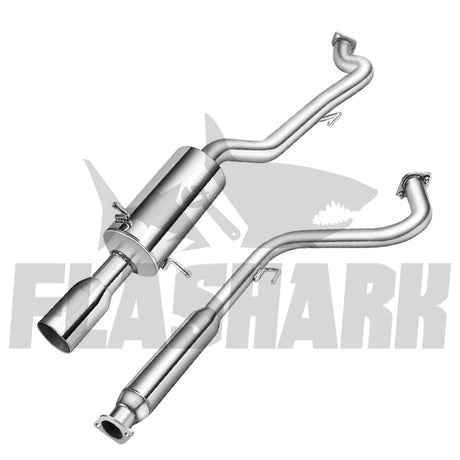 2005-2007 Chevy Cobalt & Pontiac G5 2.2L DOHC Stainless Steel Catback Exhaust System w/ 3.5-inch Muffler Rolled Tip Flashark