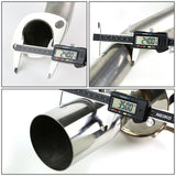 2005-2007 Chevy Cobalt & Pontiac G5 2.2L DOHC Stainless Steel Catback Exhaust System w/ 3.5-inch Muffler Rolled Tip Flashark