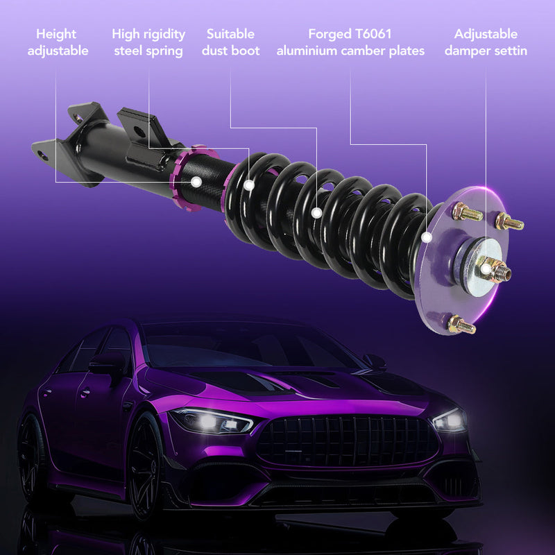 2005-2010 Dodge Charger Magnum Challenger Chrysler 300 Coilover Shock Absorbers Struts 4PCS Flashark