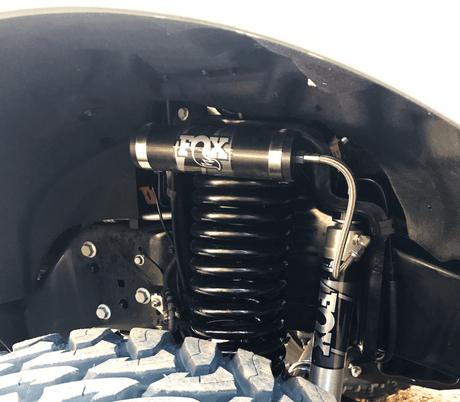 2005-2016 Powerstroke Kryptonite Stage 1 Front Reservoir Mount Kit (KRFSM1)