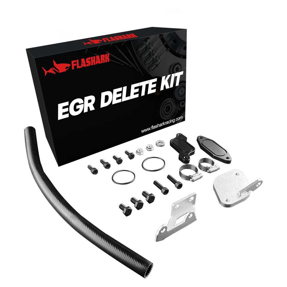 For 2006-2007.4 6.6L Chevy Silverado Classic GMC Duramax LBZ Diesel EGR Delete Kit (Upgraded) Flashark