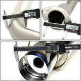 2006-2011 Honda Civic 4-Door Sedan Catback Exhaust System Burnt Muffler Tip N1 series