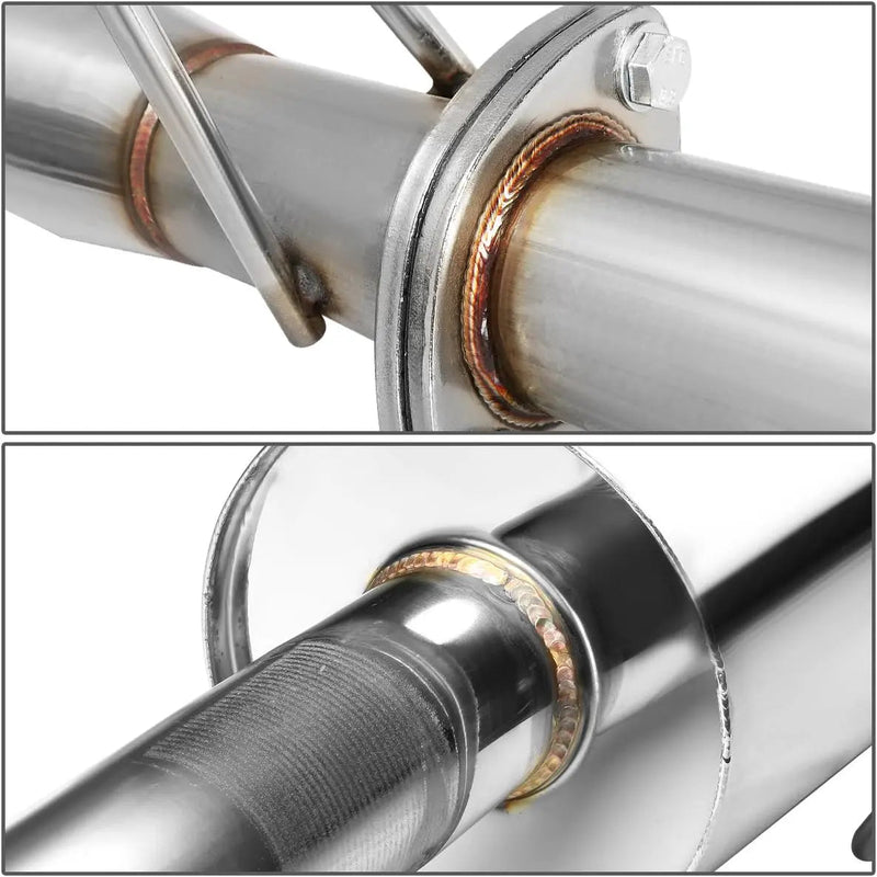 2006-2011 Honda Civic 4-Door Sedan Catback Exhaust System Burnt Muffler Tip N1 series Flashark