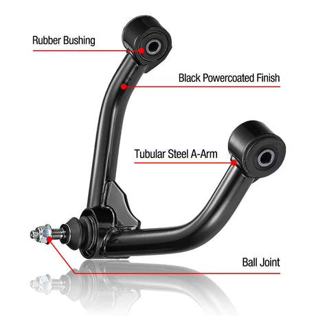 2006-2022 Dodge RAM 1500 4WD Lifted Front Upper Control Arms 2 Inch-4 Inch Flashark