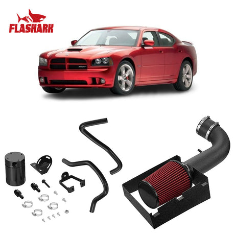 Direct-Fit Catch Can Kit for 2005-2014 Dodge Charger 2004-2014 Chrysler 300C 6.1L Flashark