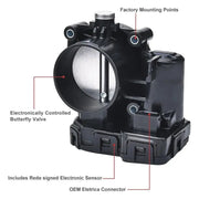 2007-2011 Pacifica Dodge Dakota Durango Nitro Ram Jeep Throttle Body Assembly 4861661AB 4861661AA Flashark