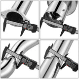 2007-2012 Nissan Altima V6 4 Inches Rolled Muffler Tip Catback Exhaust System Flashark