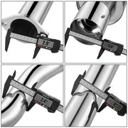 2007-2012 Nissan Altima V6 4 Inches Rolled Muffler Tip Catback Exhaust System Flashark