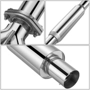 2007-2012 Nissan Altima V6 4 Inches Rolled Muffler Tip Catback Exhaust System Flashark
